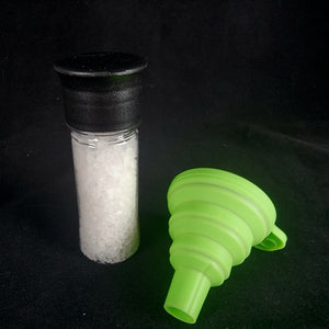 Sea Salt Grinder 3.1oz & Silicone Funnel